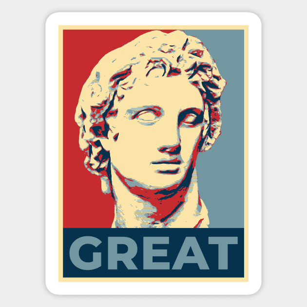 Alexander the Great Sticker by dan89